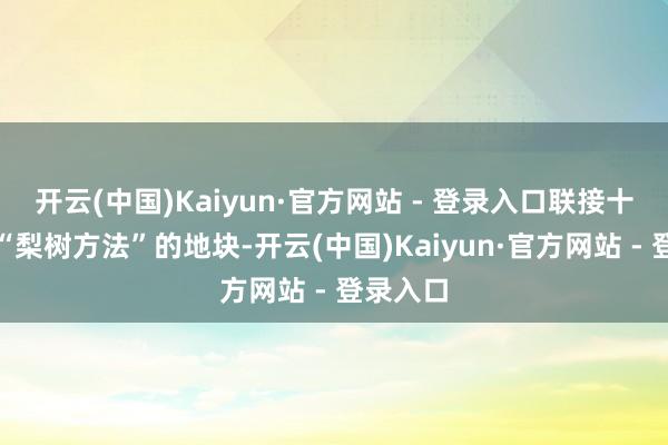 开云(中国)Kaiyun·官方网站 - 登录入口联接十年实施“梨树方法”的地块-开云(中国)Kaiyun·官方网站 - 登录入口