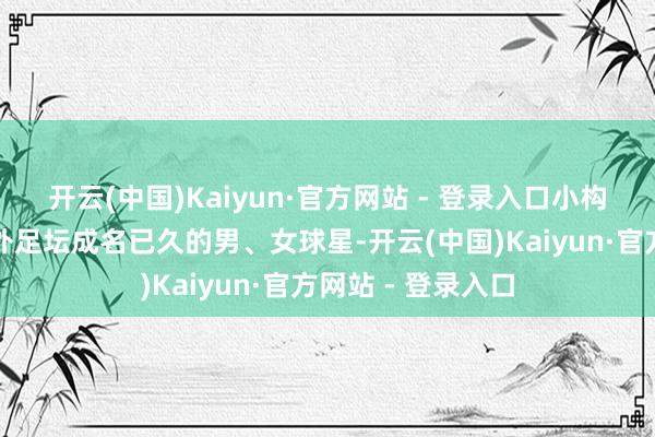 开云(中国)Kaiyun·官方网站 - 登录入口小构成员王人是在国外足坛成名已久的男、女球星-开云(中国)Kaiyun·官方网站 - 登录入口